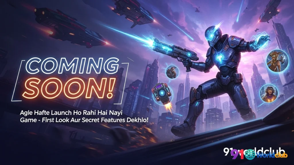 91 Club mein launch hone wali nayi game ka teaser poster.
