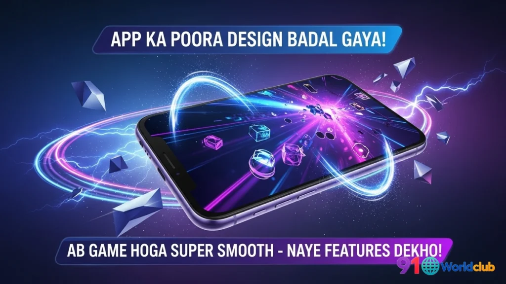 Ek khush user 91 Club ke naye, smooth interface ka istemaal karte hue.