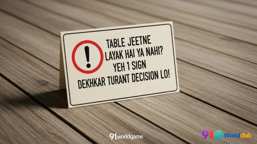 91 Club mein opponents ko analyze karke table selection karna.